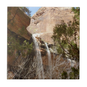 Emerald Pool Falls I from Zion National Park Tile