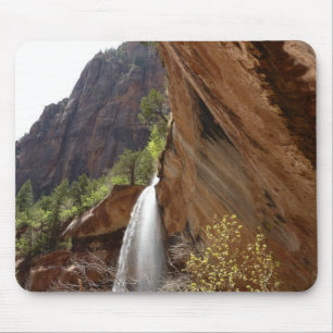 Emerald Pool Falls III from Zion National Park Mouse Mat