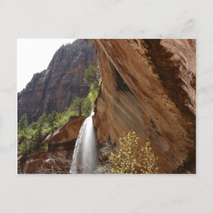 Emerald Pool Falls III from Zion National Park Postcard