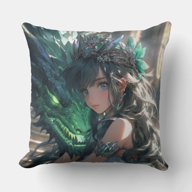 Emerald princess  cushion (Front)