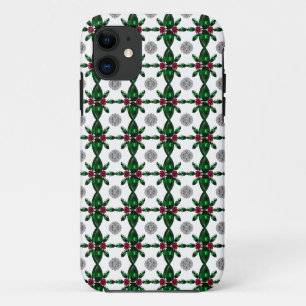 Emerald Ruby Diamond Gemstone Art Red Green iPhone 11 Case