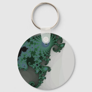 Emerald Seahorse Keychain