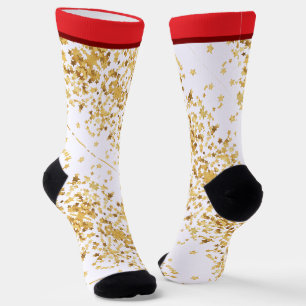 Emerald Smiple Cute Santa Socks