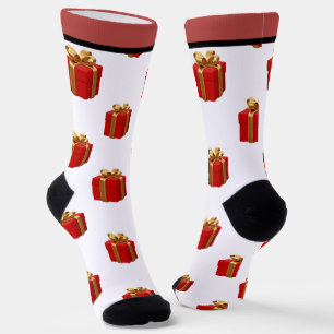 Emerald Smiple Cute Santa Socks