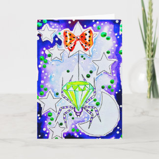 Emerald Spider Card
