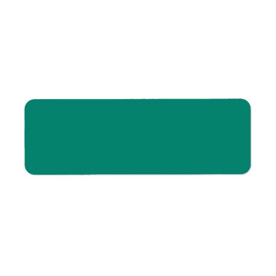Emerald Spring Green Trend Colour CustomTemplate Return Address Label