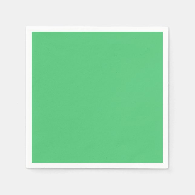 Emerald Standard Cocktail Paper Napkin (Front)