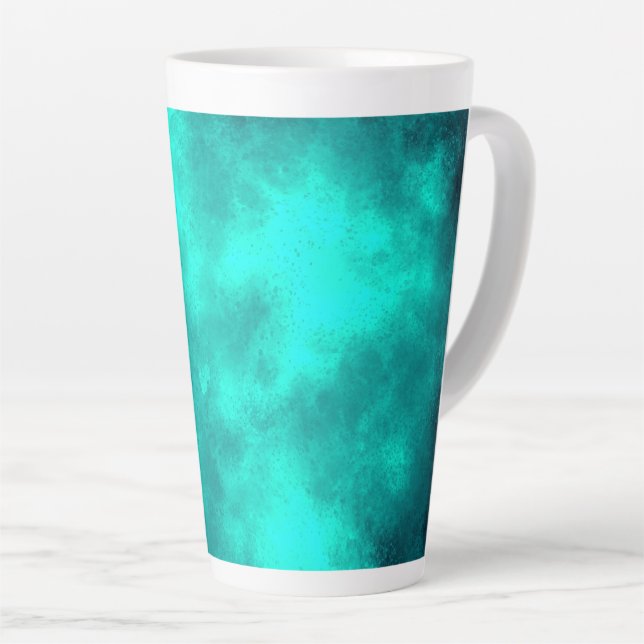 Emerald storm cloud  latte mug (Right Angle)