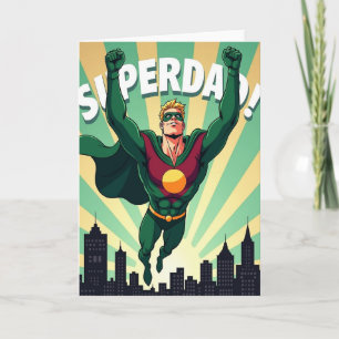 Emerald Superdad Sky High Card