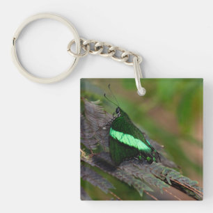 Emerald Swallowtail Key Ring