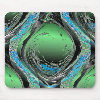 Emerald Swirl Mouse Mat