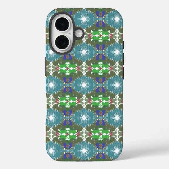 Emerald Tide Kaleidoscope Case-Mate iPhone Case (Back)
