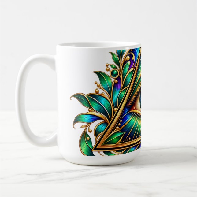 Emerald Watcher Coffee Mug (Left)