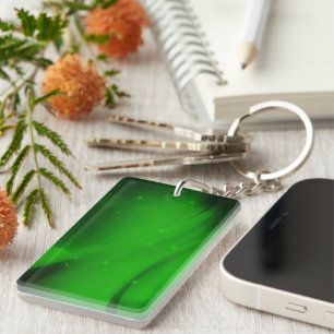 Emerald Wave Key Ring