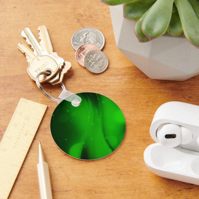 Emerald Wave Key Ring (Desk)