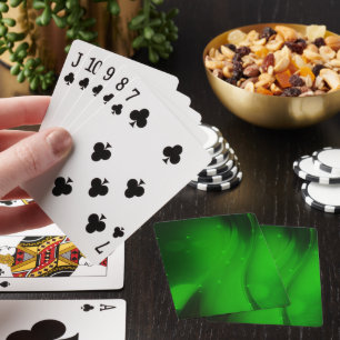 Emerald Wave Playing Cards