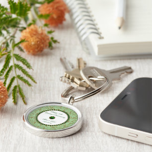 Emerald Wedding Anniversary Key Chain