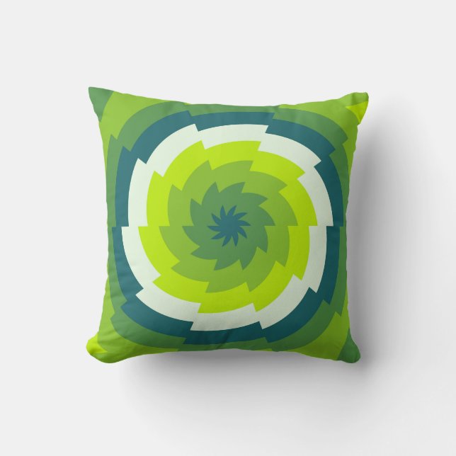Emerald Whirl Cushion (Front)
