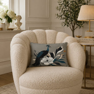 Emerald Whirlwind Decorative Cushion