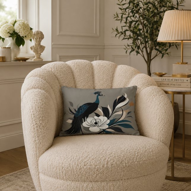 Emerald Whirlwind Decorative Cushion (Emerald Whirlwind Accent Pillow
)