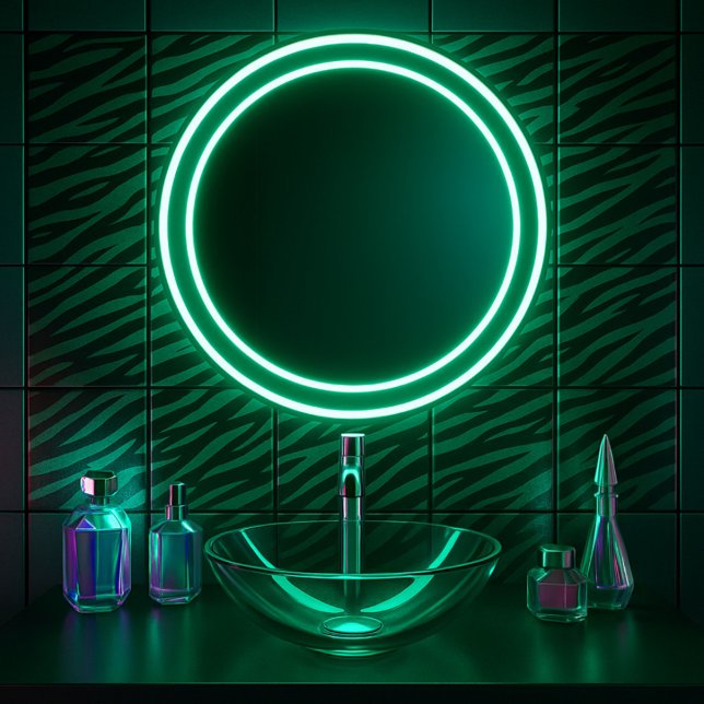 Emerald Wild Glam Zebra Stripe  Tile (Creator Uploaded)