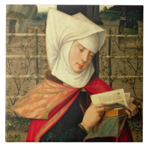 Emerency, the mother of St. Anne, panel from the e Tile