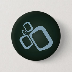 Emerge Digital - Black and Blue 6 Cm Round Badge