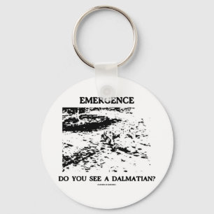Emergence Do You See A Dalmatian? Key Ring
