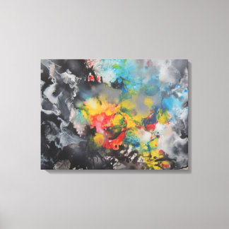 Emergence of Colour Canvas Print