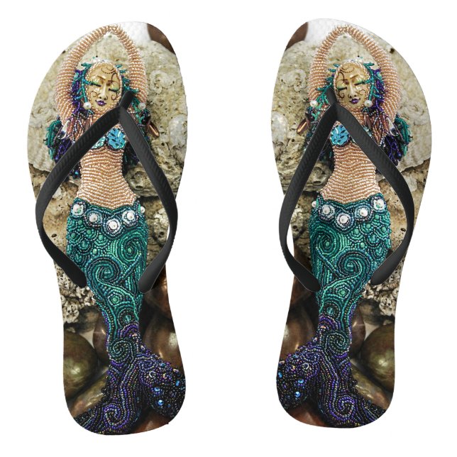 Emergence the Mermaid Flip Flops (Footbed)