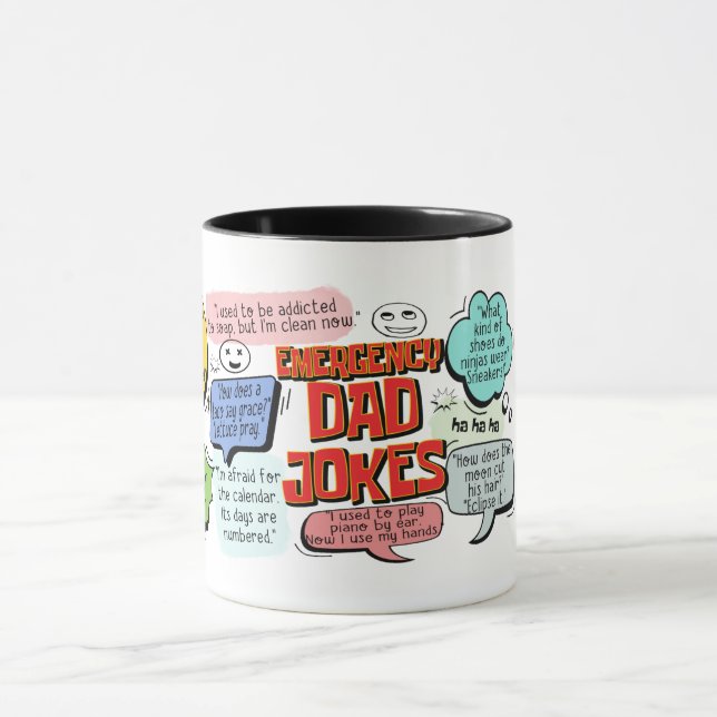 Emergency Dad Jokes Mug (Center)
