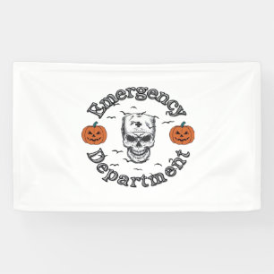 Emergency Departement Room Er Nurse Skeleton Hallo Banner
