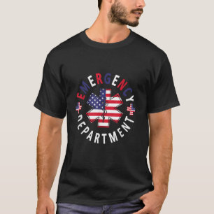 Emergency Department 4th of July USA Emergency Roo T-Shirt