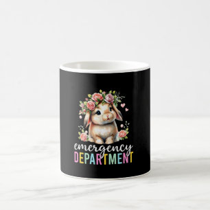 Emergency Department Bunny Emergency Room ER Nurse Coffee Mug