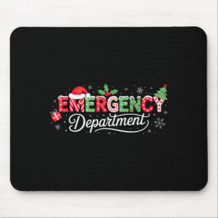 Emergency Department Christmas Santa Er  Mouse Mat