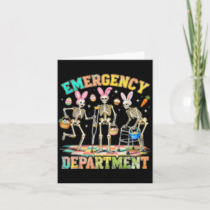 Emergency Department Easter Nurse Humour 1 Card