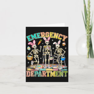 Emergency Department Easter Nurse Humour 2 Card