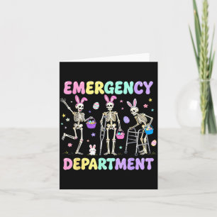 Emergency Department Easter Nurse Humour Card