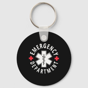 Emergency Department Emergency Room Healthcare Nur Key Ring