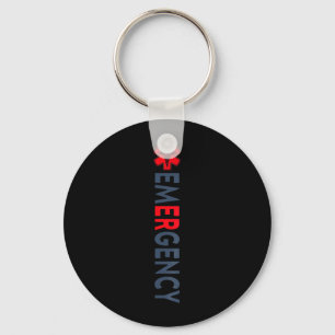 Emergency Department Emergency Room Nurse ER Nurse Key Ring