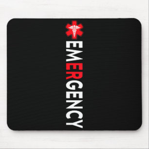 Emergency department emergency room nurse er nurse mouse mat