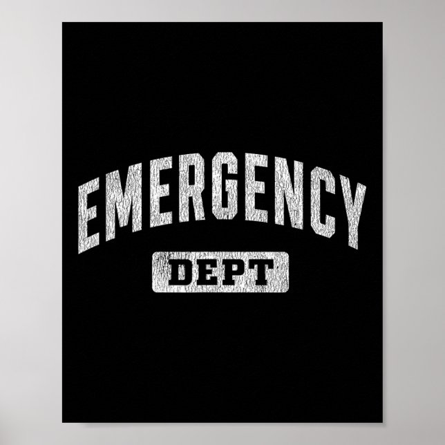 Emergency Department Er Doctor Physician Nurse  Poster (Front)