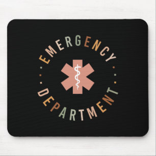 Emergency Department Er Ed Emergency Room Nurse Tr Mouse Mat