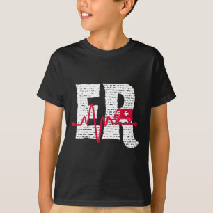 Emergency Department Er Nurse Front And Back Emerg T-Shirt