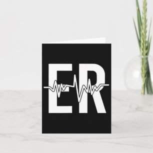 Emergency Department Er Nurse Front + Back Emergen Card