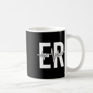 Emergency Department Er Nurse Front + Back Emergen Coffee Mug