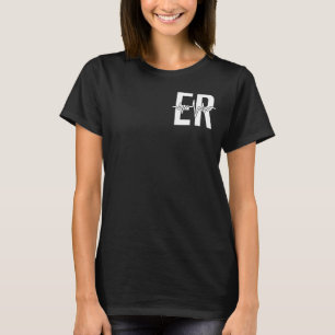 Emergency Department ER Nurse front + back Emergen T-Shirt