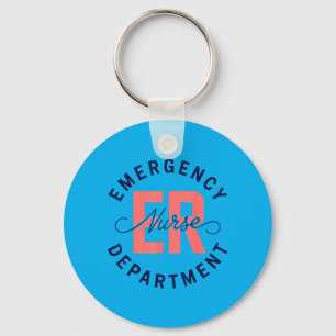 Emergency Department ER Nurse Gift Paramedic Key Ring