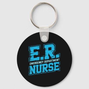 Emergency Department Er Nurse Gift Paramedic Key Ring