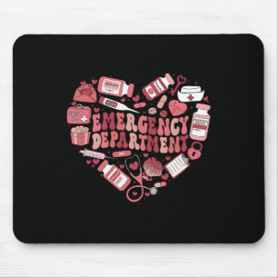 Emergency Department Er Nurse Valentines Day Gifts Mouse Mat